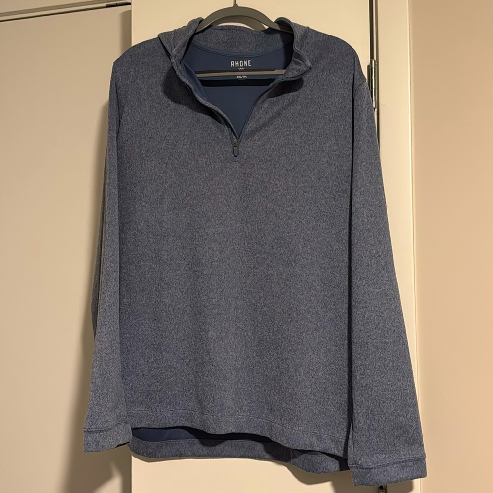 Rhone Commuter® 1/4 Zip, XXL, Arctic Blue Heather